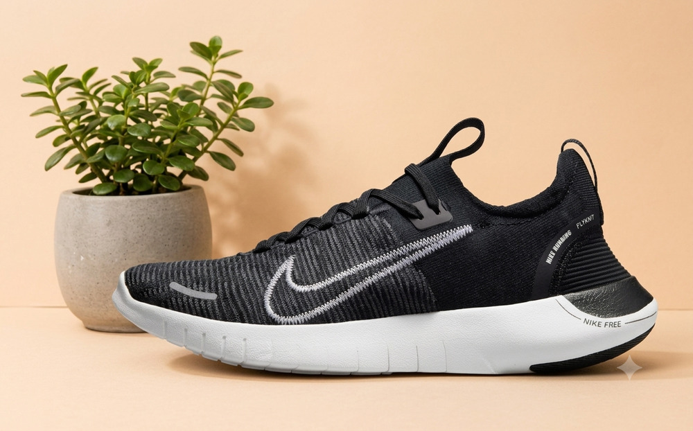 NWT Nike Men's Free RN FK Next Nature Shoes Black 10 US